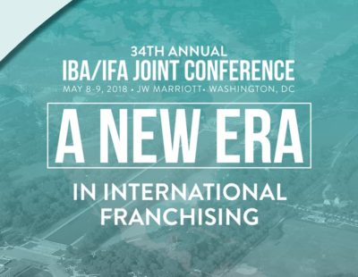 Working on the next IBA/IFA event in DC – Arbitration and International Franchising